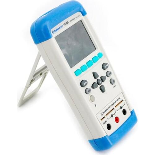 AT825 Digital 10KHz Handheld Precision USB High Frequency Portable Electric Bridge LCR Meter (L,C,R,Z,D,Q,ESR)