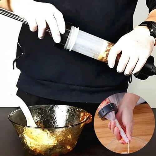 Household Homemade Manual Meat Beef Sausage Maker Stuffer Filling Funnel Tool Food Maker