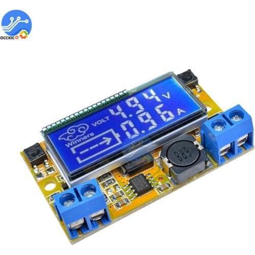 DC-DC Step-Down Buck Converter Battery Charger Module LCD Digital Display 5-23V 3A Power Bank Charging Accessory