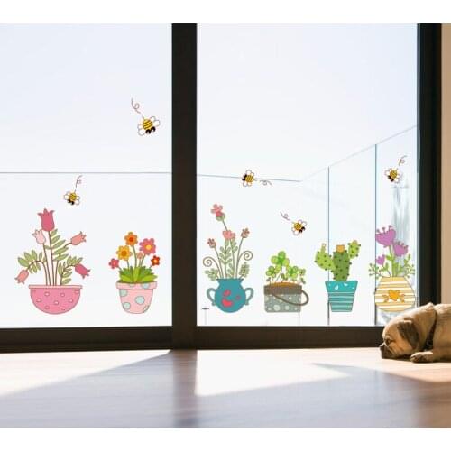 KLENENEN Flowers Wall Stickers