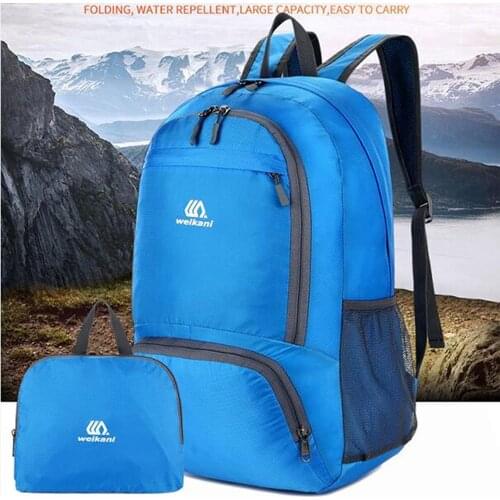 30L Lightweight Foldable Waterproof Nylon Women Men Skin Pack Backpack Travel Outdoor Sports Camping Hiking Bag Rucksack