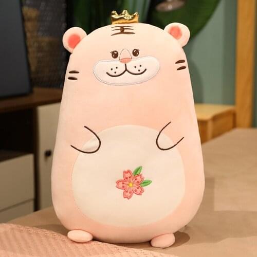 Down cotton soft tiger pillow cushion Plush Doll boys and girls children lovely gift