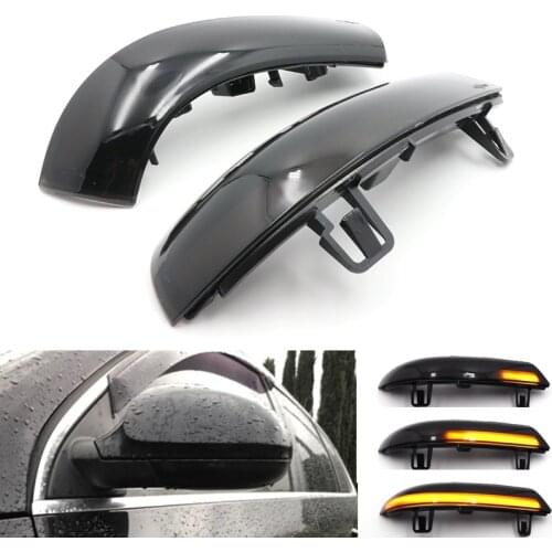 Niscarda Dynamic Turn Signal LED Rearview Mirror Indicator Blinker Repeater Light For Volkswagen GOLF 5 Jetta MK5 Passat B5.5