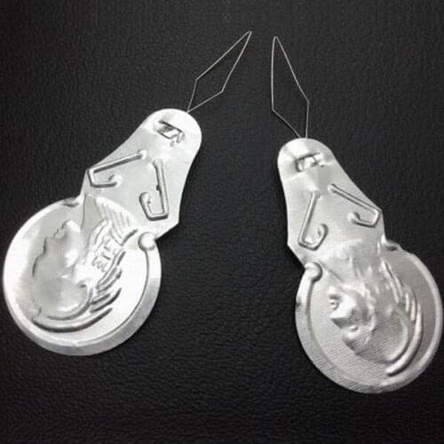 50Pcs/Lot Bow Wire Needle Threader Stitch Insertion Tool For Hand Machine Sewing