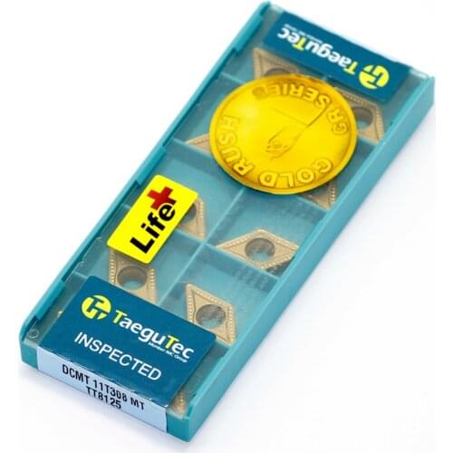 DCMT11T308 & DCMT11T304 TT8115 TT8125 CT3000 TT9080 10pcs/lot TaeguTec Negative Triangular External Turning Inserts