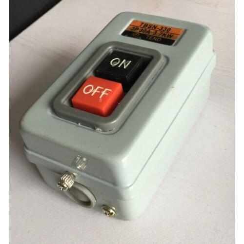 TBSN-330 power button switch control pressure push button switch 3P 30A 3.7KW