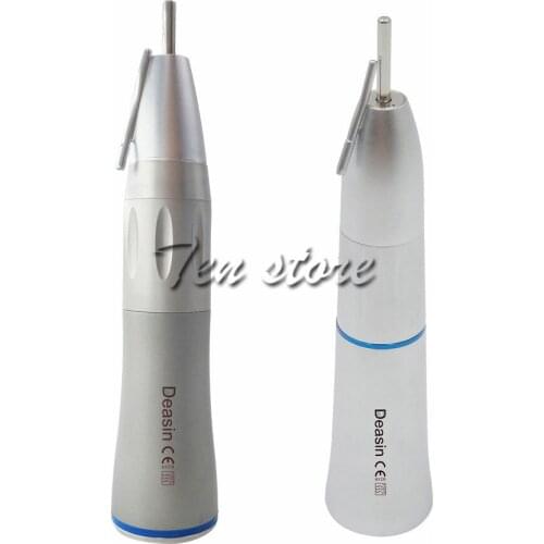 1 pc Dental Low Speed LED Fiber optic surgical Straight Handpiece for micromotor with metal irrigation tube