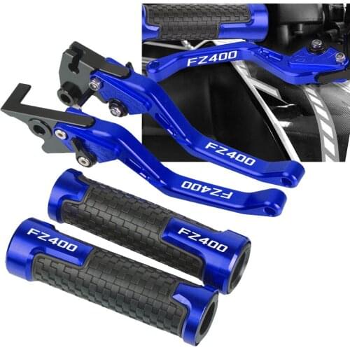 Motorcycle Scooters Accessories Aluminum Brake Clutch Levers Handlebar Handle Grips For YAMAHA FZ400 R 1986-1988 1987 FZ400 R