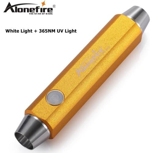 AloneFire SV200 led flashlight 365NM UV Light and White Light 5W Gem LED Torch for Jewelry Gemstone Identification