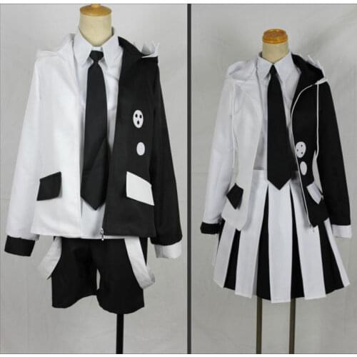 Anime DanganRonpa cosplay Dangan ronpa Monokuma costumes with stocking full set
