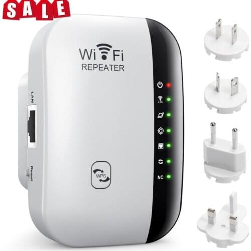 Wireless Wifi Repeater 300Mbps Network Wifi Extender Long Range Signal Amplifier Internet Antenna Signal Booster Access Point