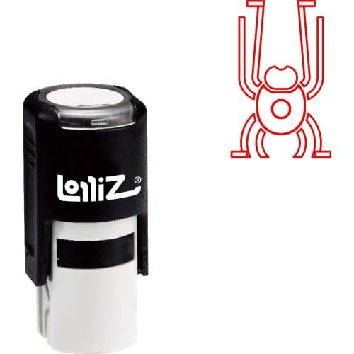 LolliZ Biomorphic Animal Symbol Series Design #15 Self-Inking Rubber Stamp