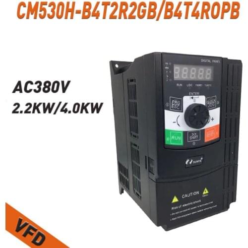 VFD frequency converter 2.2 /4.0KW 380V three-phase input CM530H-B4T2R2GB/4R0GB engraving machine spindle motor speed controller