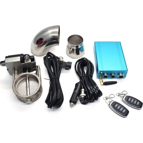 Car Exhaust pipe System Control Valve Sets Electronics Remote Controller Switch Universal 51 63 76MM Vacuum Controller