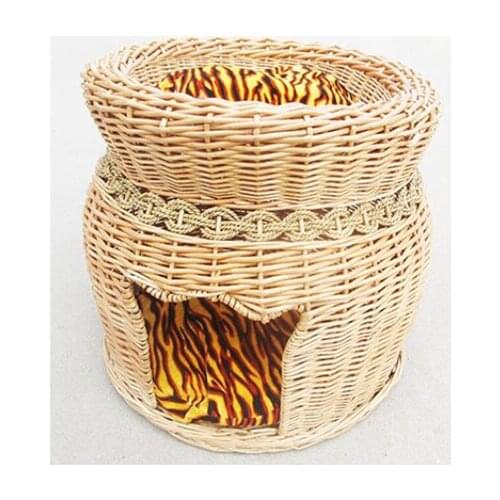 Hot selling rattan pet bed products pet dog bed