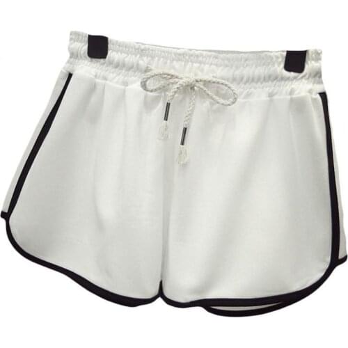 Fashion Women Shorts High Waist Elastic Short Pants Loose Drawstring Lady Casual Running Summer Sport Shorts шорты женский 2021