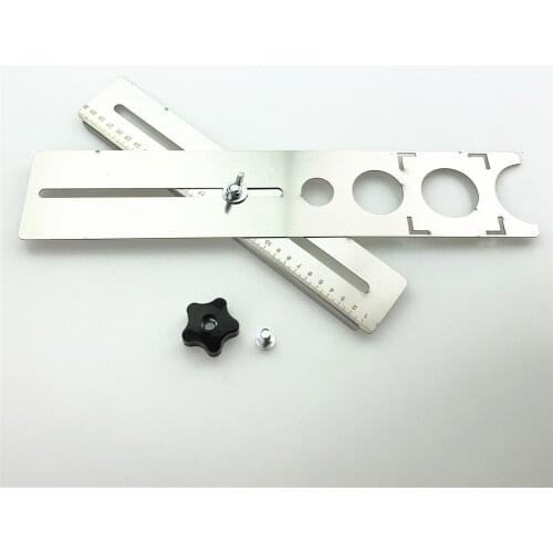 The New Stainless Steel Ceramic Tile Hole Locator Wall Floor Tile Drill Bit Drilling Artifact Multifunctional Measuring Tool