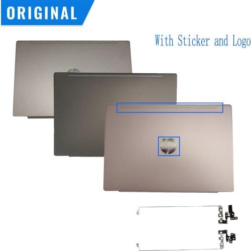 New Original LCD Back Cover for HP Pavilion 14-CE TPN-Q207 With logo and Sticker Rear Lid Case Hinges Pink L19174-001 Gray Gold