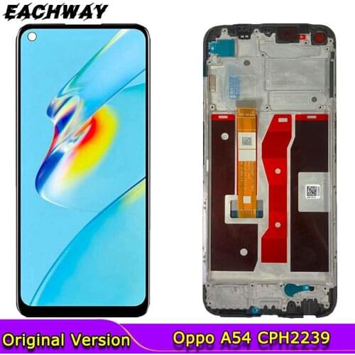Original Screen for Oppo A54 LCD DisplayTouch Screen Digitizer CPH2239 Replacement Parts New For Oppo A54 LCD Screen With Frame