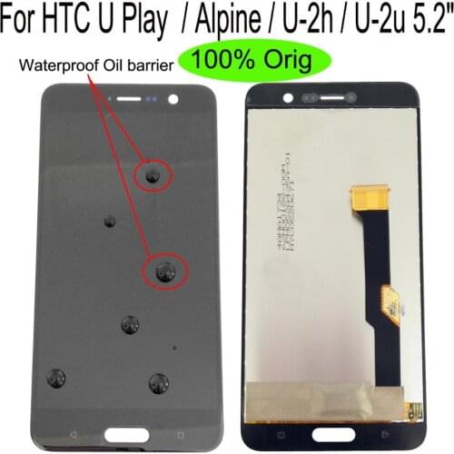 Shyueda 100% Orig New 5.2" For HTC U Play / Alpine / U-2h / U-2u LCD Display Touch Screen Digitizer