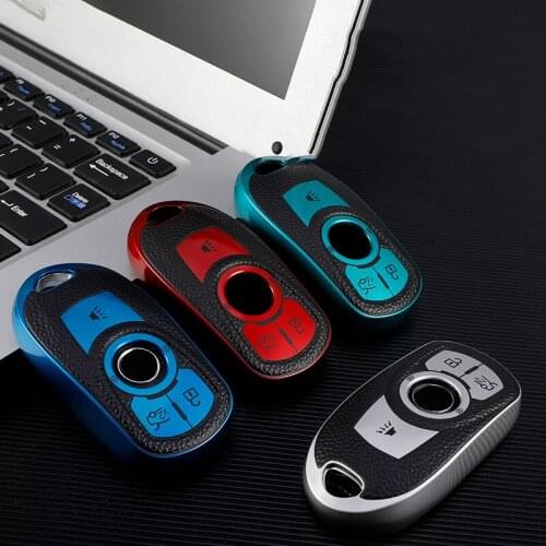 TPU Car Key Case Cover For Opel Astra For Buick Encore Envision NEW LACROSSE Weilang Auto Accessories Car Stying Keychain