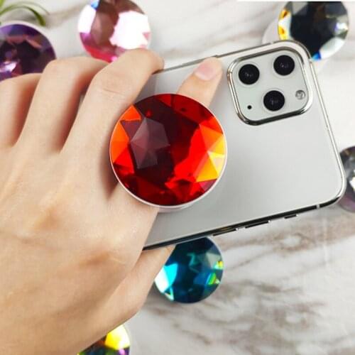 Universal Foldable Cute Diamond Expandable Phone Holder Stand Grip Cell Phone Holder Bracket