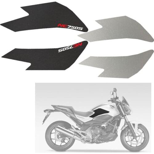 Motorcycle Tank Pad Protector Sticker Decal Gas Fuel Knee Grip Traction Side For HONDA NC750S NC 750S nc750s