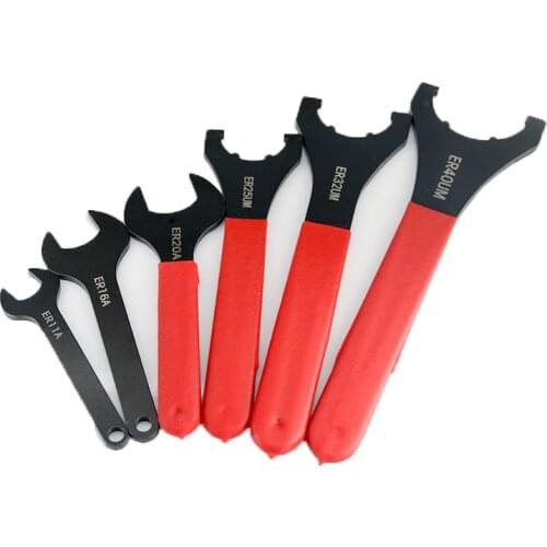 1pc/5pc ER/ISO/C/APU/BT series collet wrench 11M ER-16UM ER20 ER-16A ISO 25 C42 APU16 BT30 chuck wrench are suitable for nuts