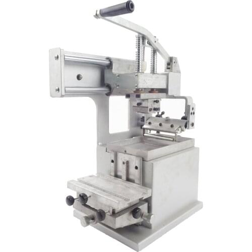 1PC Manual Pad Printing Equipment JYD150-100 Company Logo Printer Single Color Oil Stamping Printer Design Die Board Pad Head