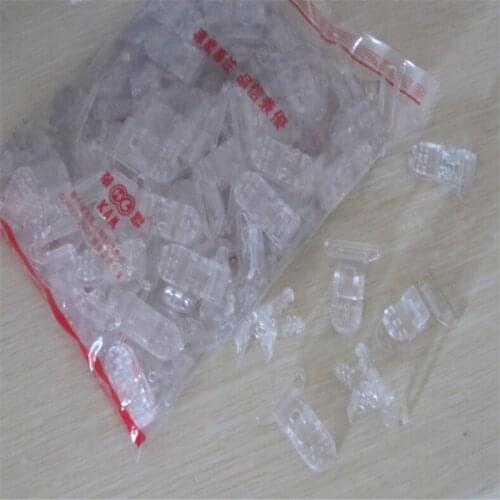 20MM 25MM Width KAM Transparent Clear Plastic Clips For Baby Pacifier Clips KC01