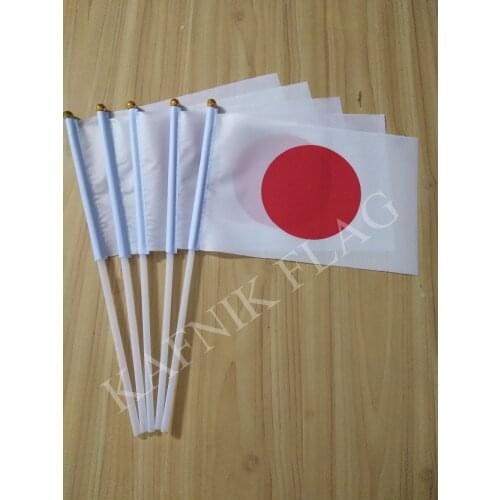 KAFNIK,5pcs 14*21cm Japan handing National Flag,free shipping