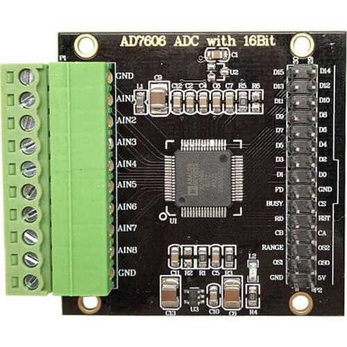AD7606 Multi-Channel AD Data Acquisition Module 16-bit ADC 8-Channel Synchronous Sampling Frequency 200KHz