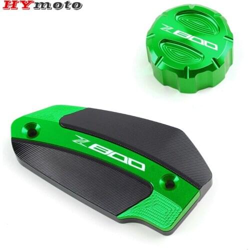For KAWASAKI z800 Z800 2013 2014 2015 2016 Motorcycle CNC Accessories Front&Rear Brake Fluid Cylinder Master Reservoir Cover Cap