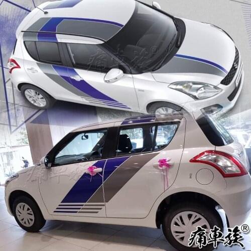 Car Sticker For Suzuki Swift Body Door Exterior Decoration Sticker Swift Racing Decoration Modified Car Sticker Painting
