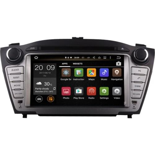 Car GPS Radio Audio Video Multimedia DVD Player Octa Core HD 7" Android 9.0 Car Dvd Player Gps For Hyundai IX35 Tucson 2009-2014