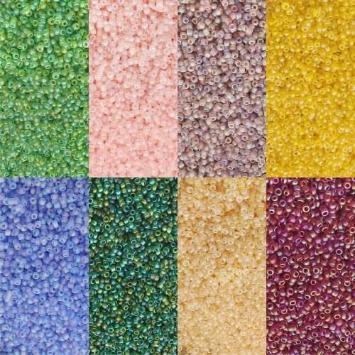 20g 8/O 2/3mm Dull Polish Frost Czech Glass Seed Beads For DIY Bracelet Necklace Earring Charm Beads Jewelry Making Accessories
