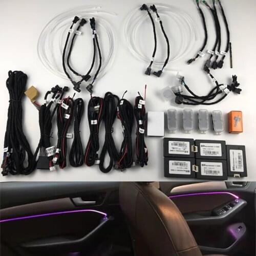 For audi A4 A5 B8 Q5 2010-2016 grain turbine air decorate lamp Car LED ambient light decorate lamp