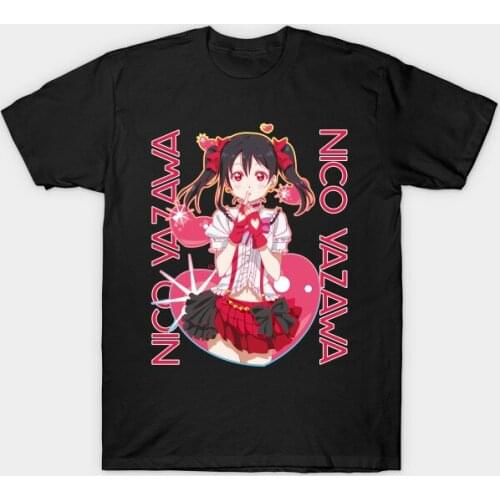 Men t-shirt Nico Yazawa Tshirt Women T Shirt Men Cotton Tees Streetwear Harajuku