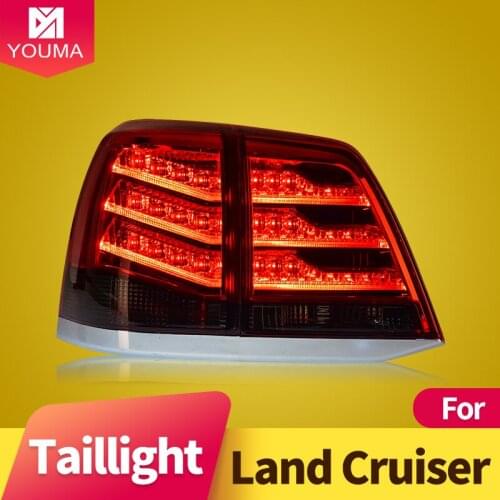 Taillight Assembly for Toyota Land Cruiser J200 2008-2015 Land Cruiser V8 LED running light LED brake light turn signal