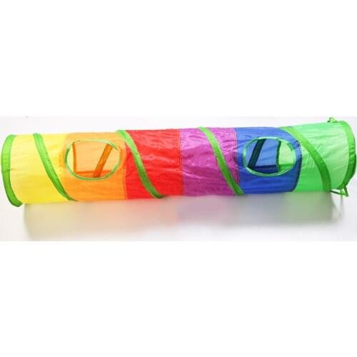 Practical Cat Tunnel Pet Tube Collapsible Play Toy Indoor Outdoor Kitty Puppy Toys for Puzzle Exercising Hiding Training