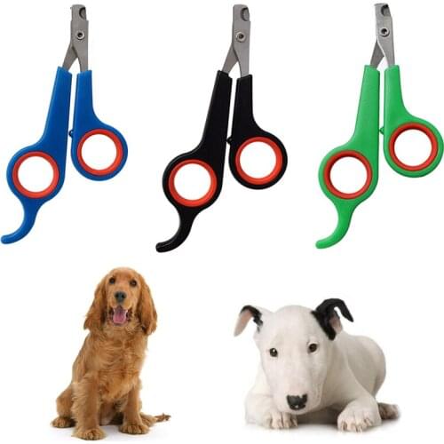 Pet Nail Clippers Dog Cat Stainless Steel Two-color Labor-Saving Nail Clippers Convenient Beauty Cleaning Supplies Pet Supplies