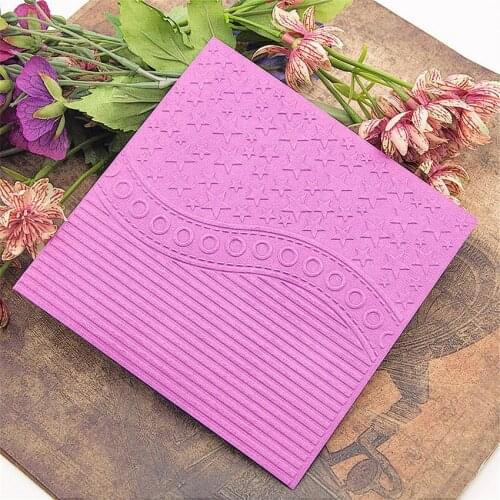 HOT plastic star line letter stripe template craft card making paper card album wedding decoration Embossing folders