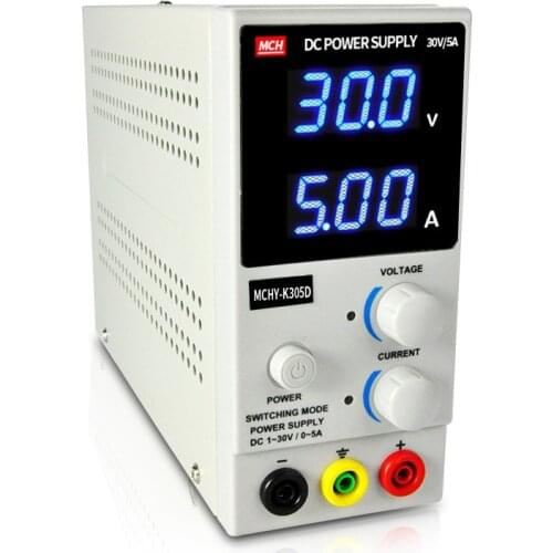 MCH-K305D Adjustable Switch Direct Regulated Power Supply 30V5a Number Show Mobile Phone Repair Test DC Experiment Power Supply