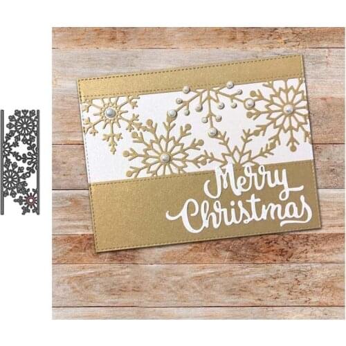 Snowflake Background Metal Cutting Dies for Scrapbooking Handmade Tools Mold Cut Stencil New DIY Card Make Mould Model Craft