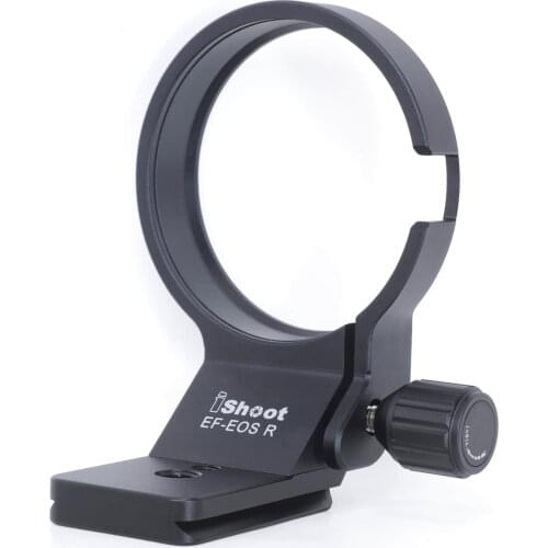 Metal 73mm Lens Support Collar Tripod Mount Ring with ARCA Type Quick Release Plate for Canon Mount Adapter EF-EOS R 2971C002