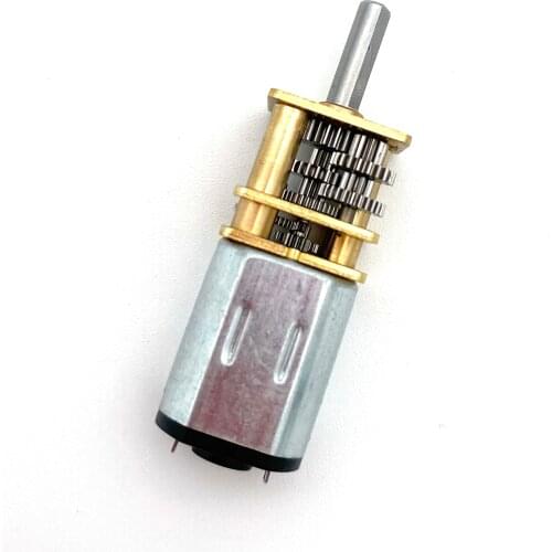 DC 3/6/12V Gear Motor 1:1000 High Torque Gear Motor N20 Low Speed Motor 5-40RPM Mini Metal Electric Micro Speed Gear Motor