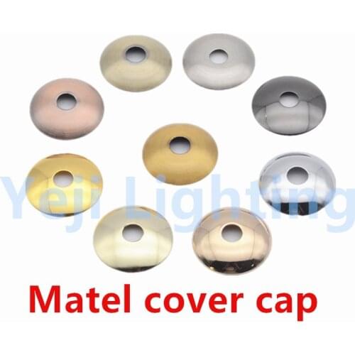 Table lamp wall lamp Metal cap cover cap iron Plating fittings led Pendant lamp base ceiling rose canopy lighting accessories