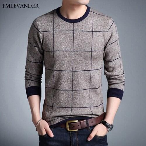 New Fashion Casual Men Sweater O-neck Slim Fit Knitting Mens Sweater