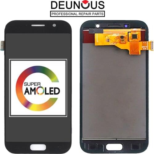 ORIGINAL 5.2" Super AMOLED LCD for SAMSUNG Galaxy A5 2017 Display Touch Screen Digitizer A520 A520F SM-A520F LCD Replacement