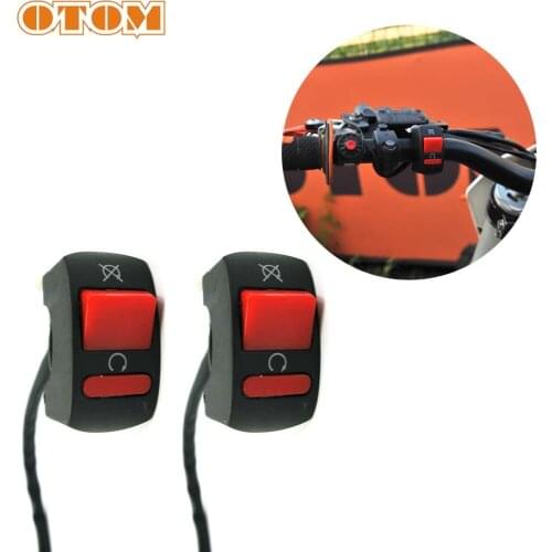 OTOM Motocross Engine ON OFF Switch Commonly Open Electrical Converter For CRF XCW SXF FX WRF YZF KXF RMZ Motorcycle Universal